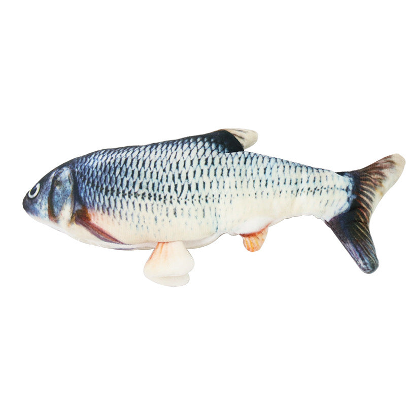 Interaktiver Zappel Fisch Hundespielzeug