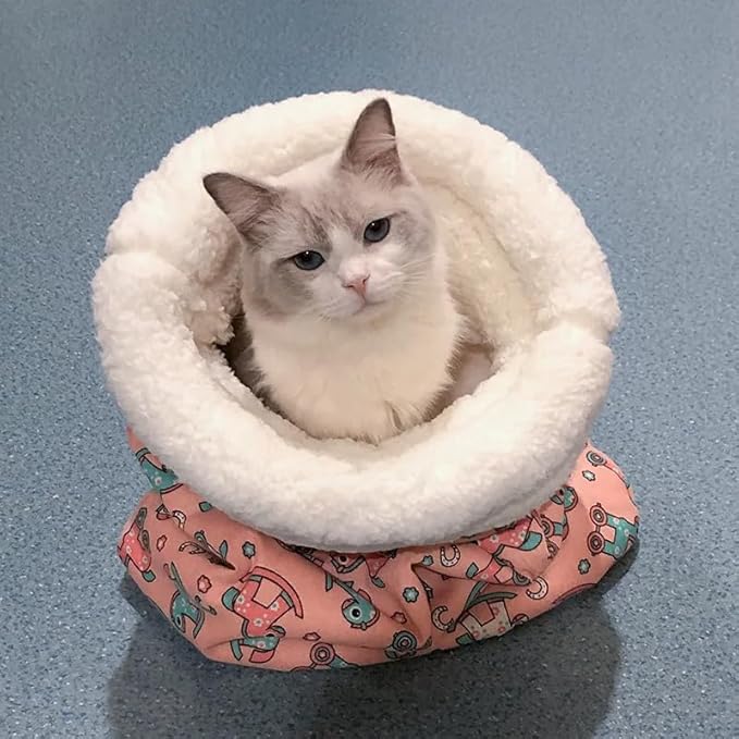 Gemütliches Katzen Schlafsack Kuschelbett