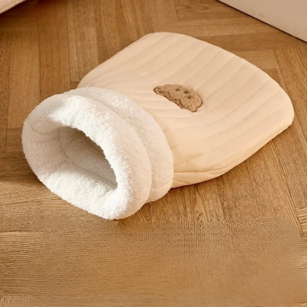Bequemes Katzen Schlafsack Bett