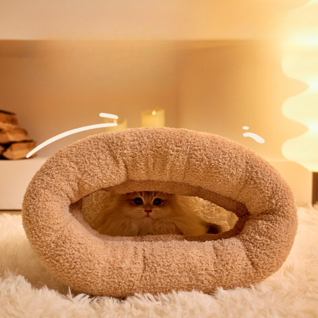Bequemes Katzen Schlafsack Bett