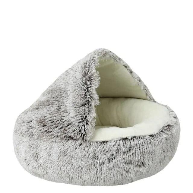 2-in-1 Katzen Kuschelhöhle