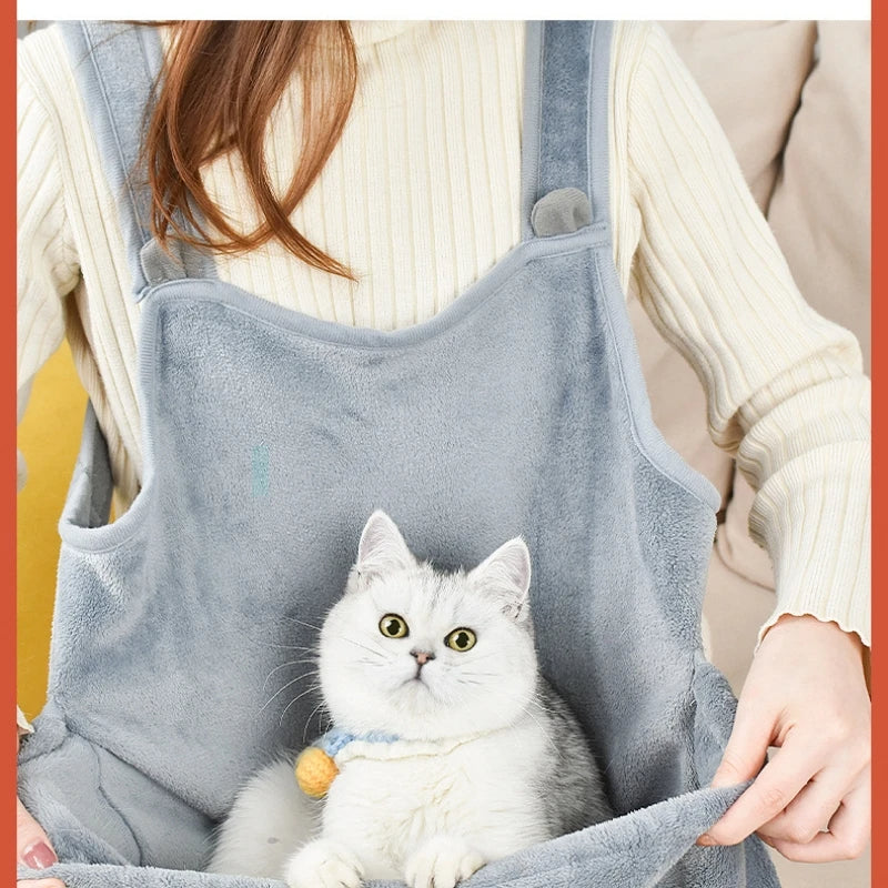 Gemütliche Katzenschürze
