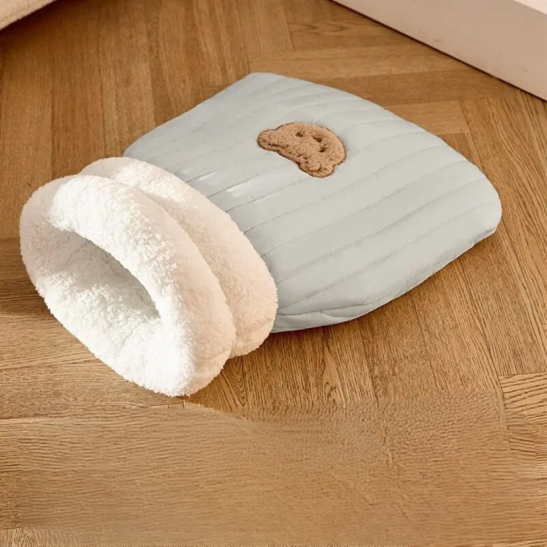 Bequemes Katzen Schlafsack Bett