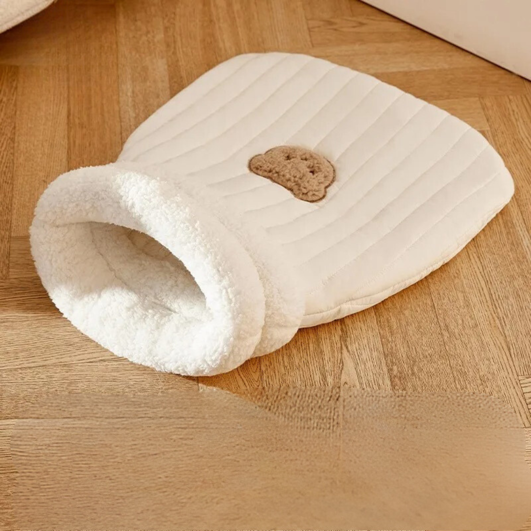 Bequemes Katzen Schlafsack Bett