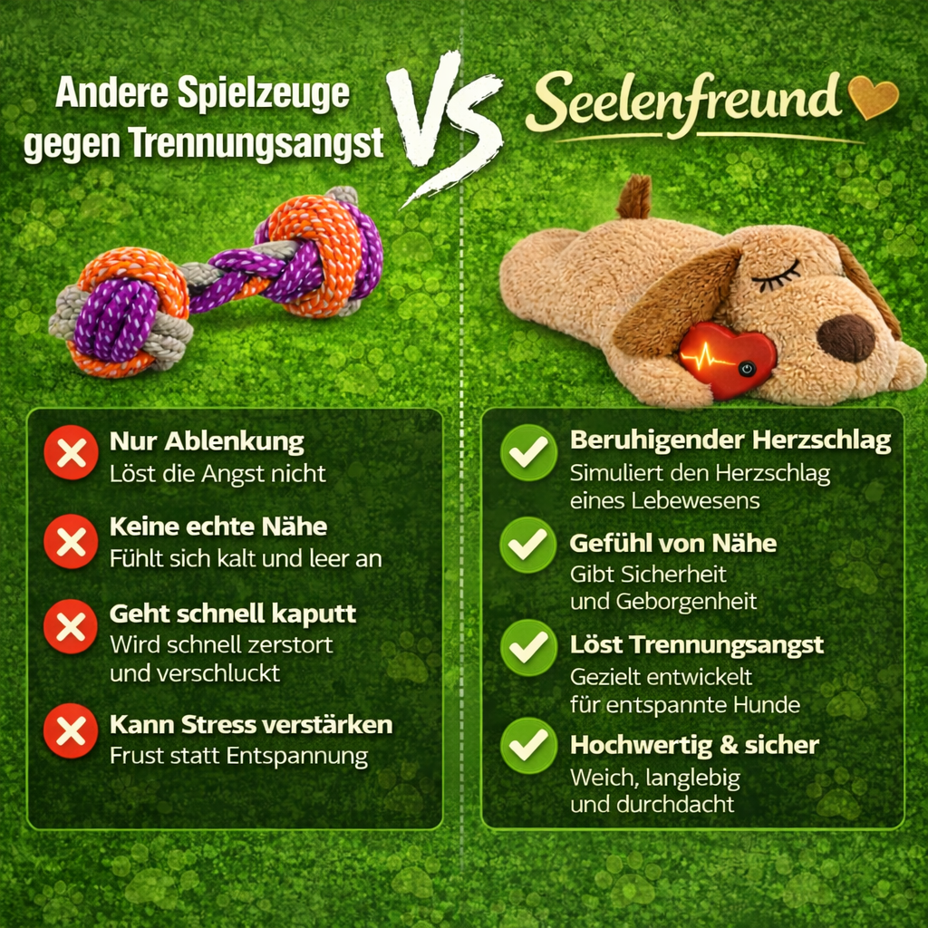 Seelenfreund™ – löst die Trennungsangst deines Hundes