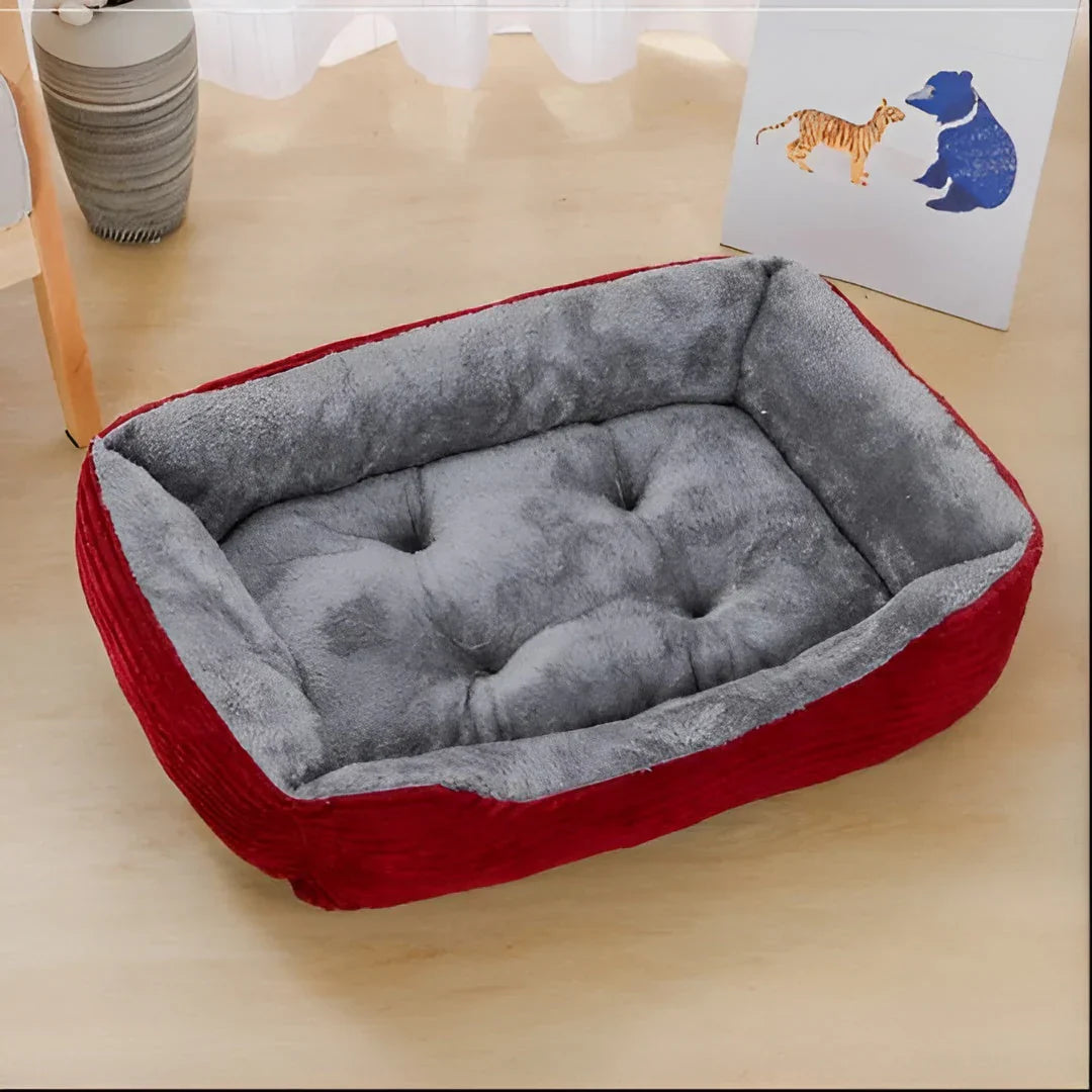 KuschelNest Orthobed – Orthopädisches Plüsch-Haustierbett