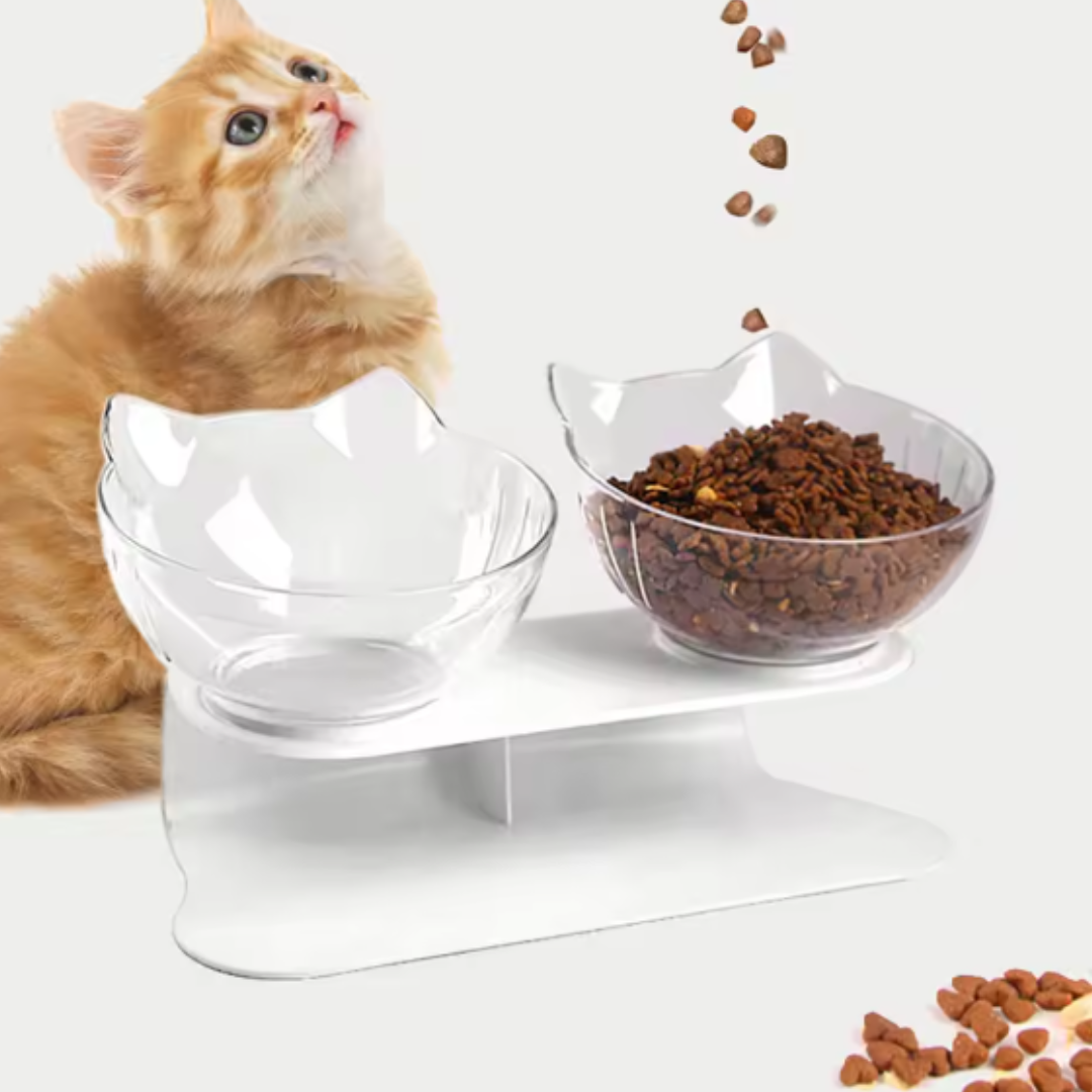 Ergonomische Futterstation für Katzen – KomfortNapf