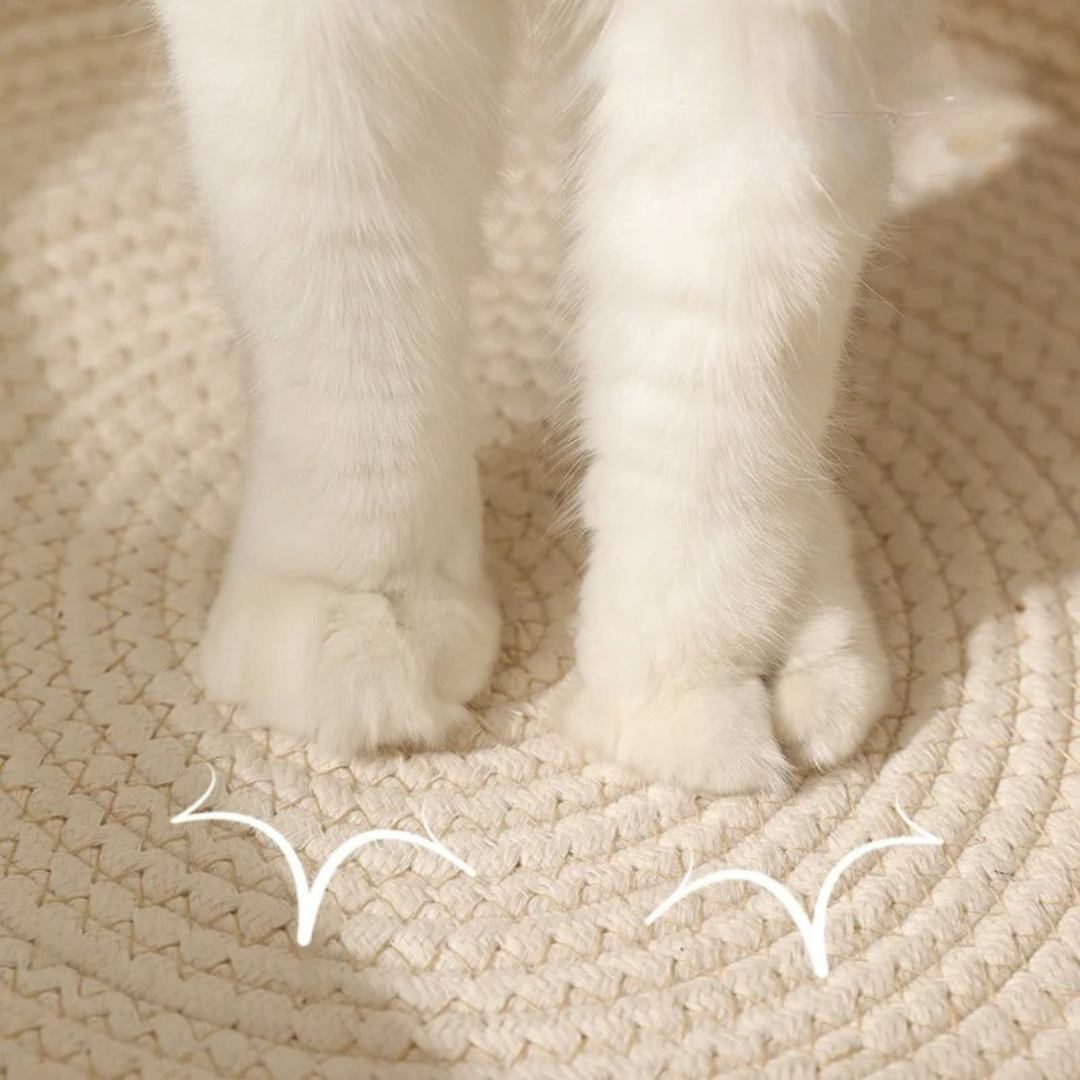 Handgewebtes Baumwollseil-Katzenbett