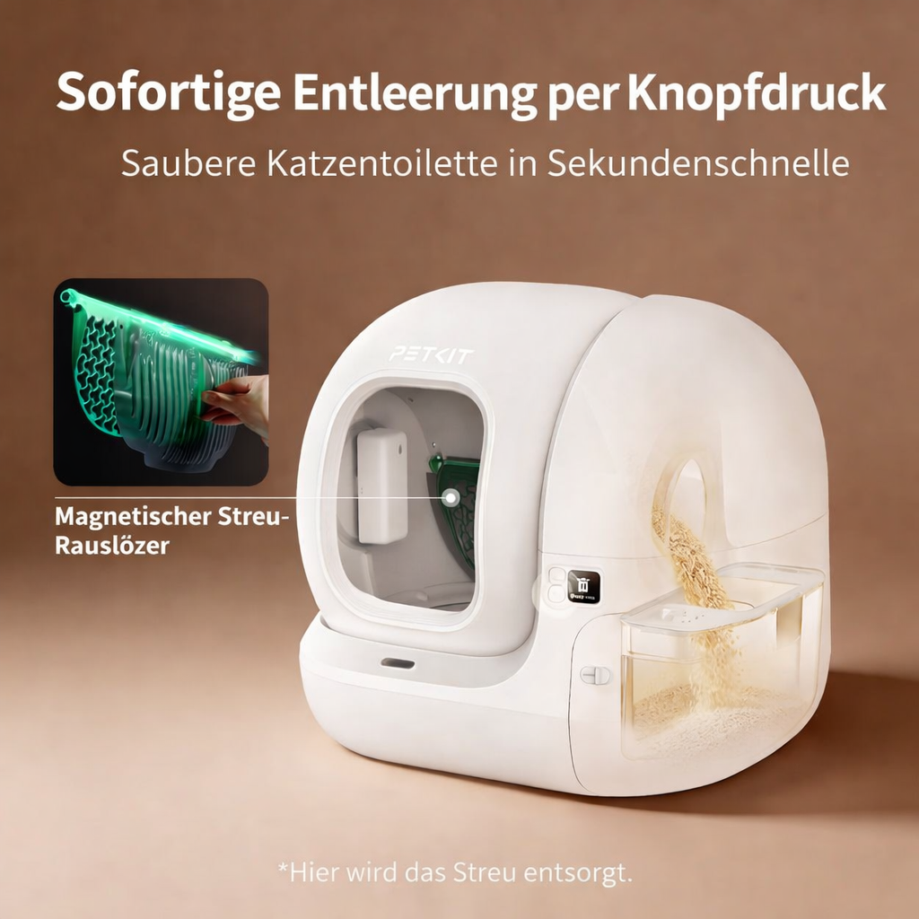 Nevoux - Selbstreinigende Katzentoilette