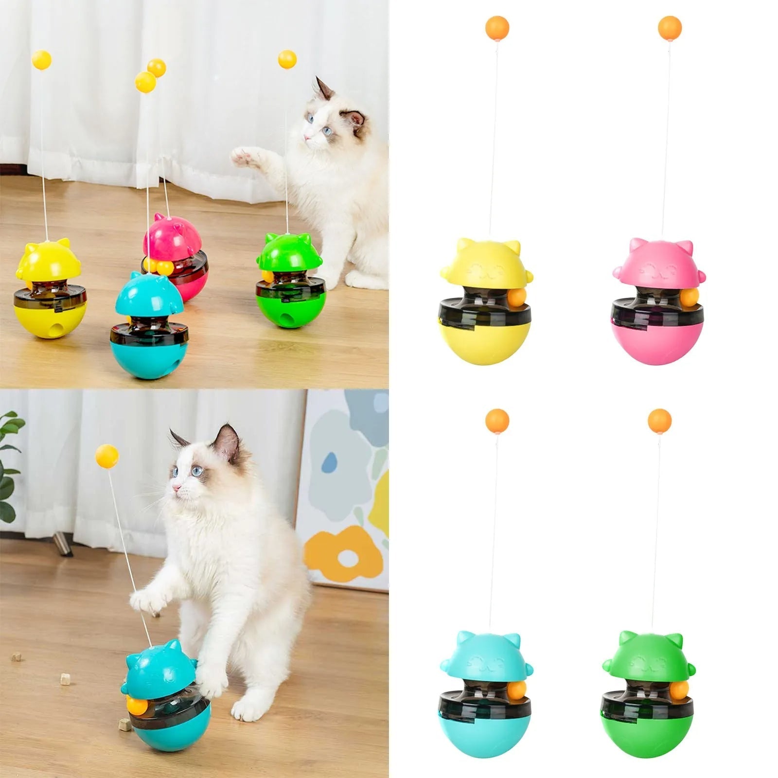 3-in-1 Katzen Wackelspielzeug