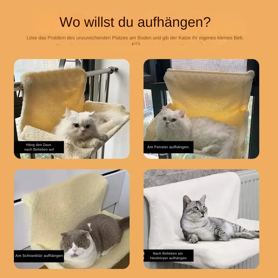 Flauschige Katzen Hängematte