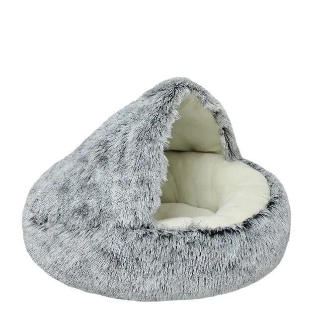 2-in-1 Katzen Kuschelhöhle