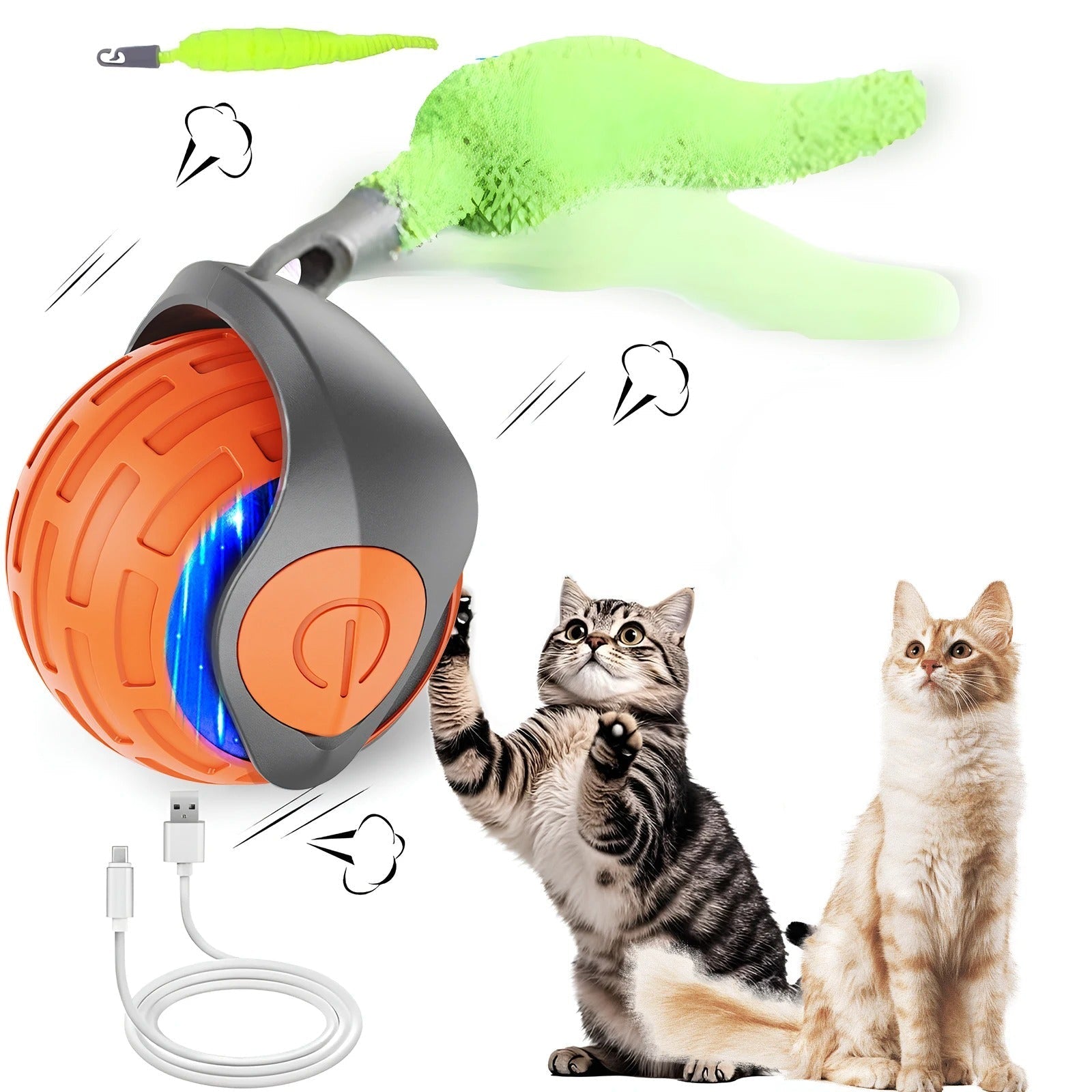 Die ultimative automatische Rollspielzeug für Katzen!