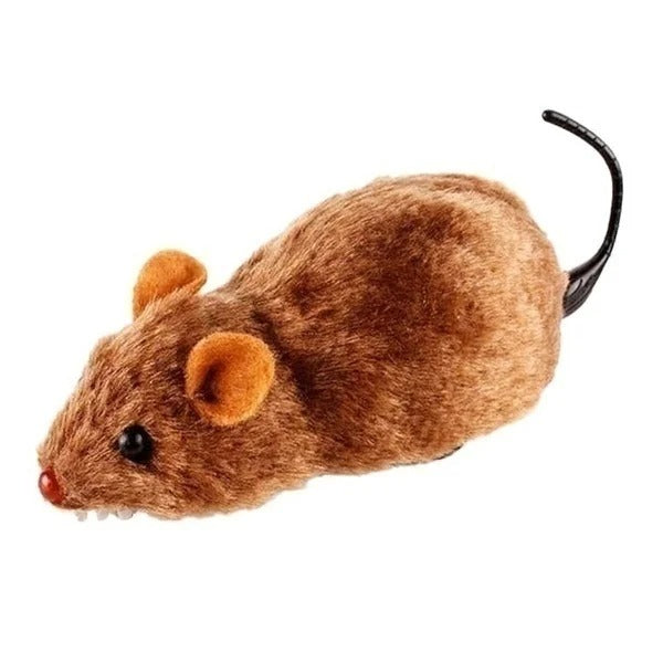Lustige lebensechte Plüschmaus Laufende Ratten Spielzeug