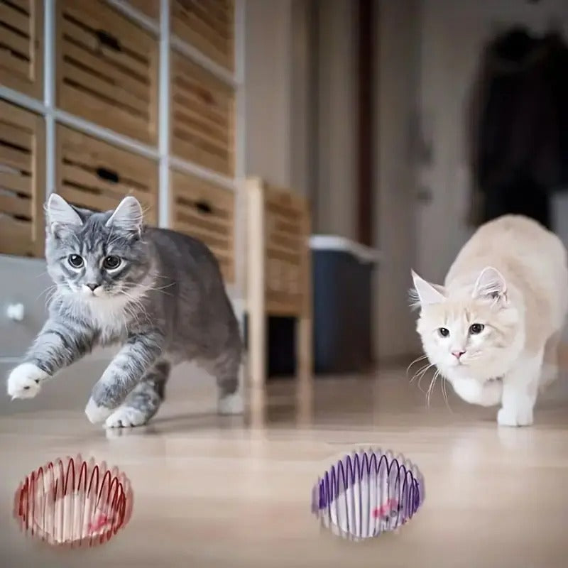 Dehnbare Katzenspielbälle mit Käfigratten