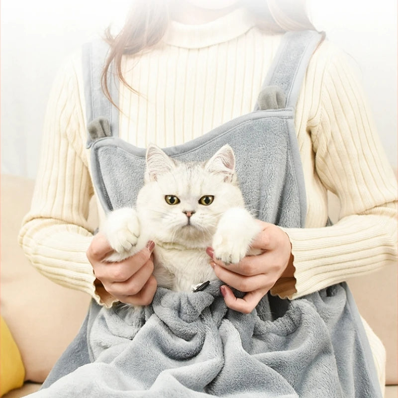 Gemütliche Katzenschürze